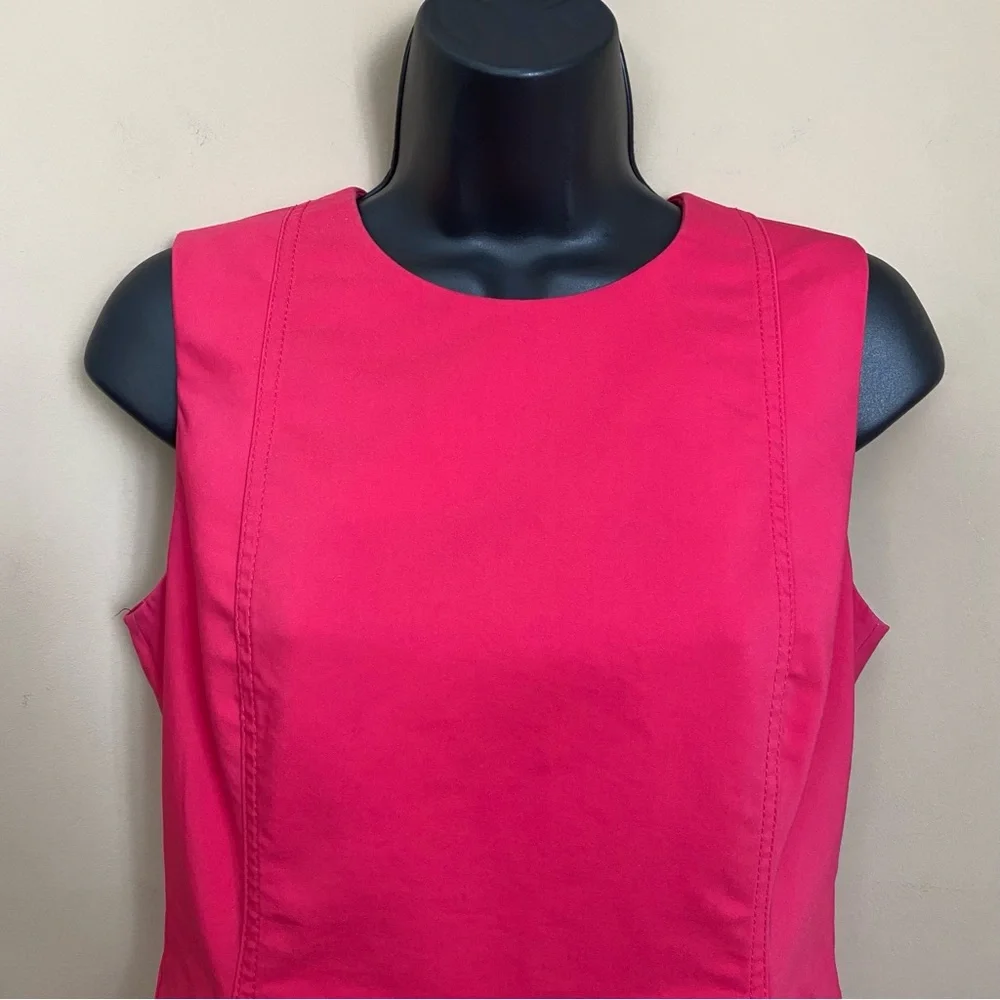Calvin Klein Hot Pink Sleeveless Sheath Dress - Picture 5 of 9